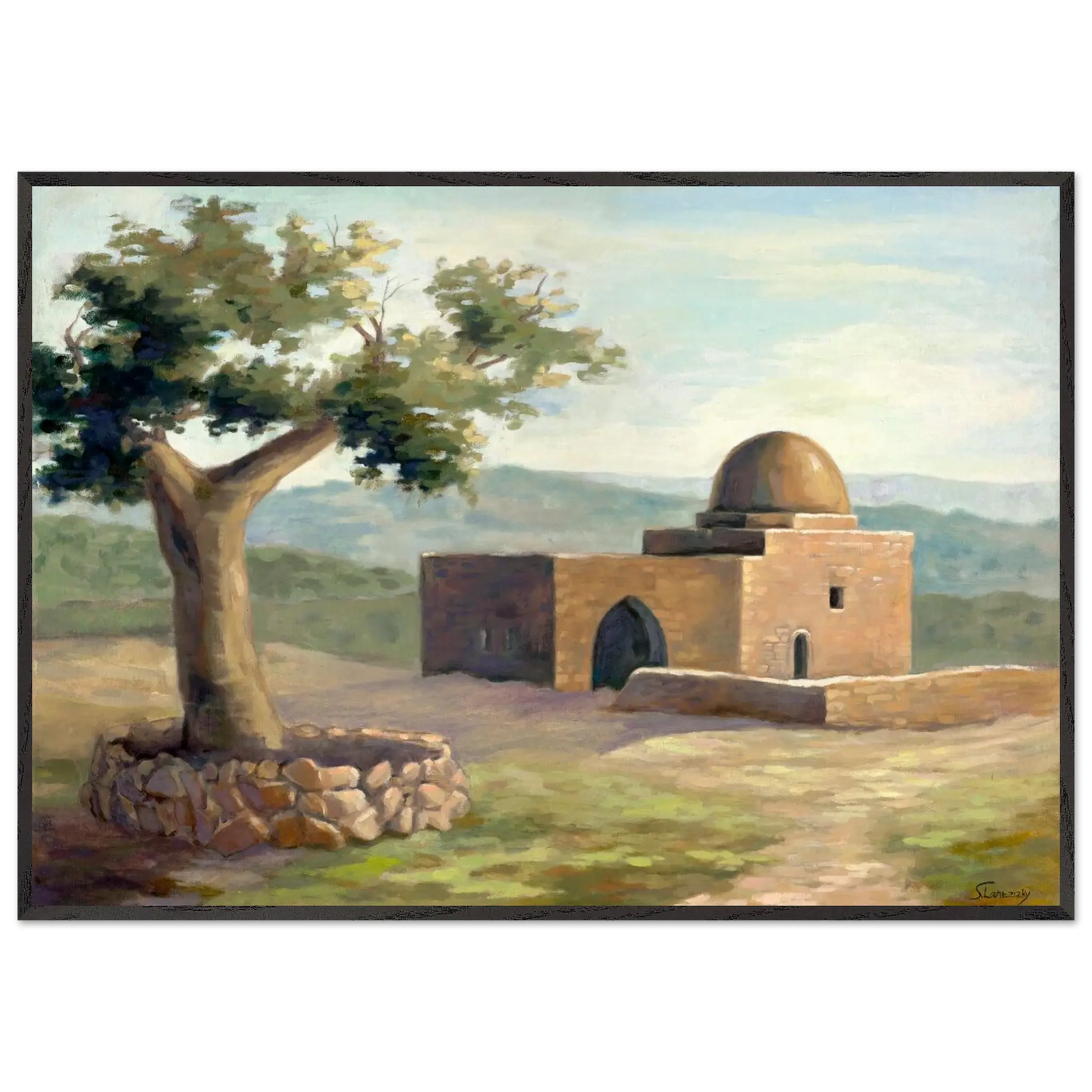 Premium Wooden Framed Poster With Fine Art Paper