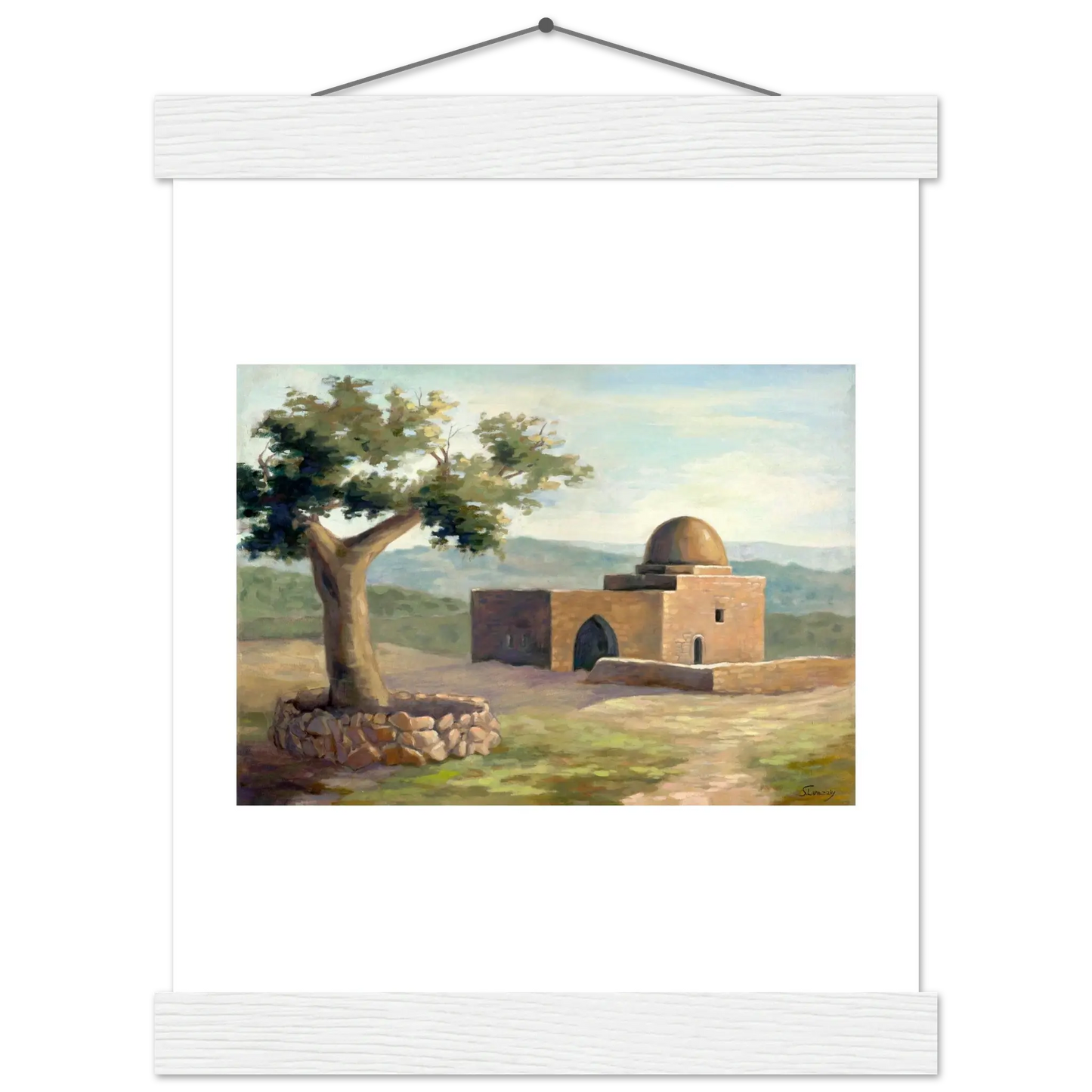 Kever Rochel Poster with Hanger