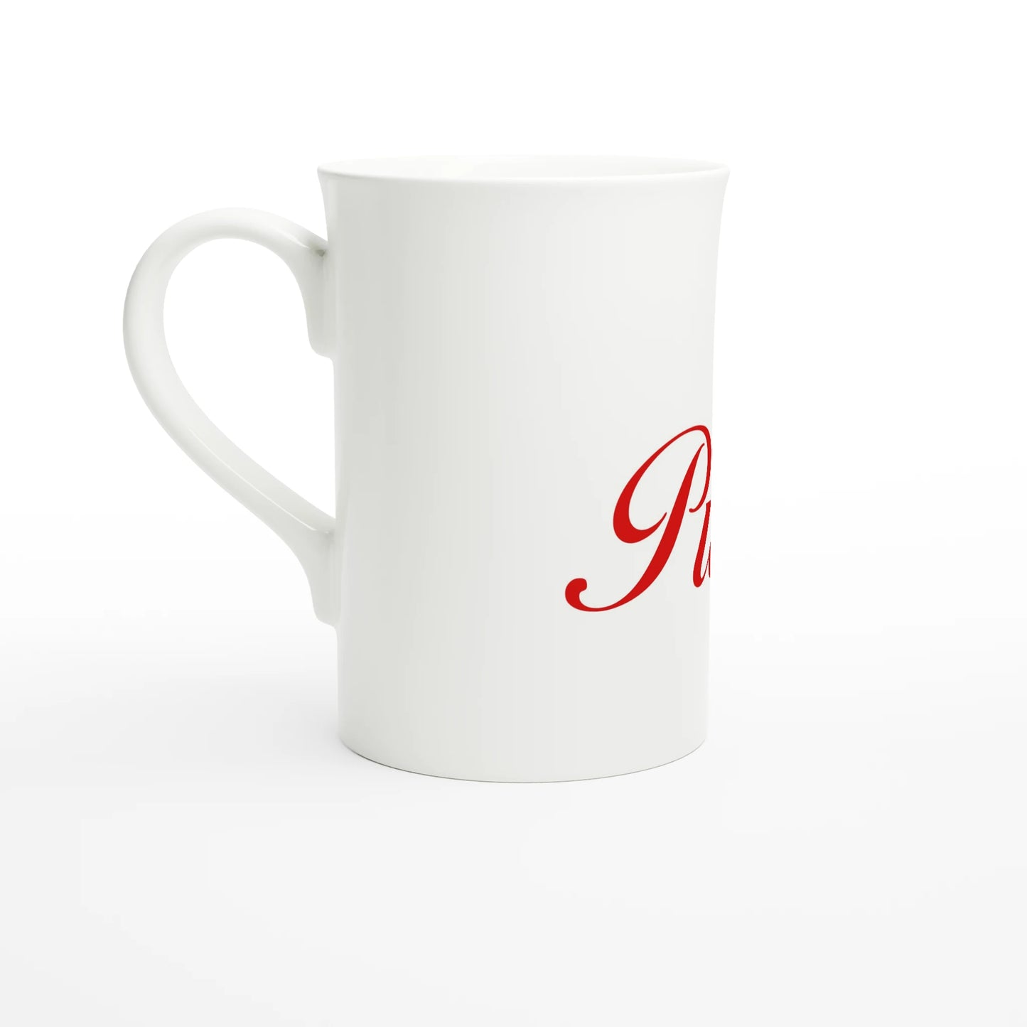 White 10oz Porcelain Slim Mug White 10oz Porcelain Slim Mug