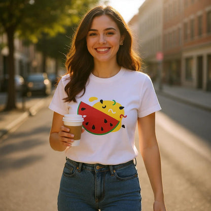 Premium Kids Crewneck T-shirt White
