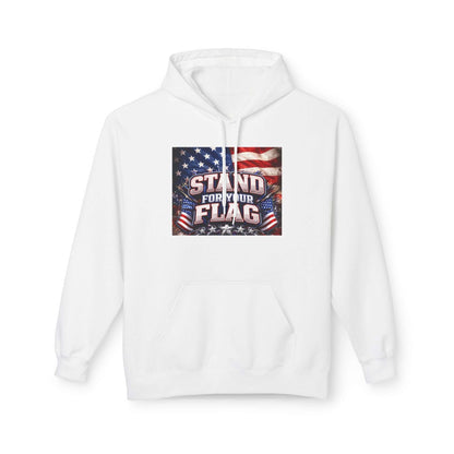 View details for Stand For Your Flag Hoodie — Patriotic American Flag Pullover Stand For Your Flag Hoodie — Patriotic American Flag Pullover