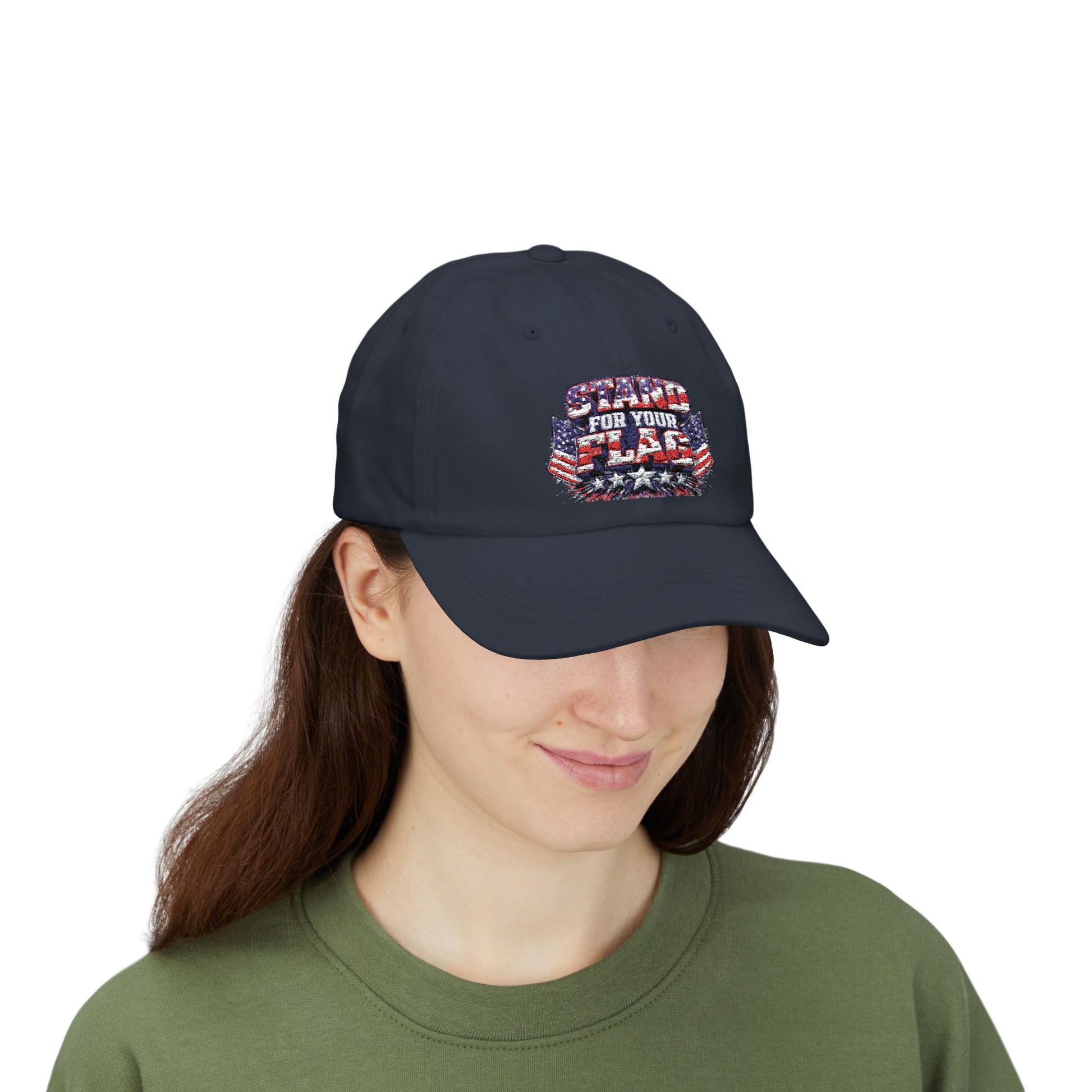 Dad Cap - 'Stand For Your Flag' Patriotic American Flag Baseball Hat
