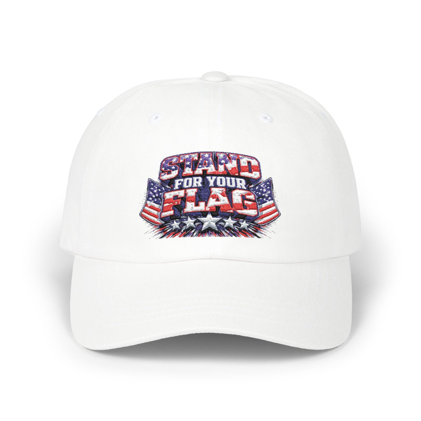 Dad Cap - 'Stand For Your Flag' Patriotic American Flag Baseball Hat