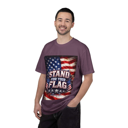 Stand For Your Flag T-Shirt — Patriotic American Flag Tee for Veterans & 4th of July