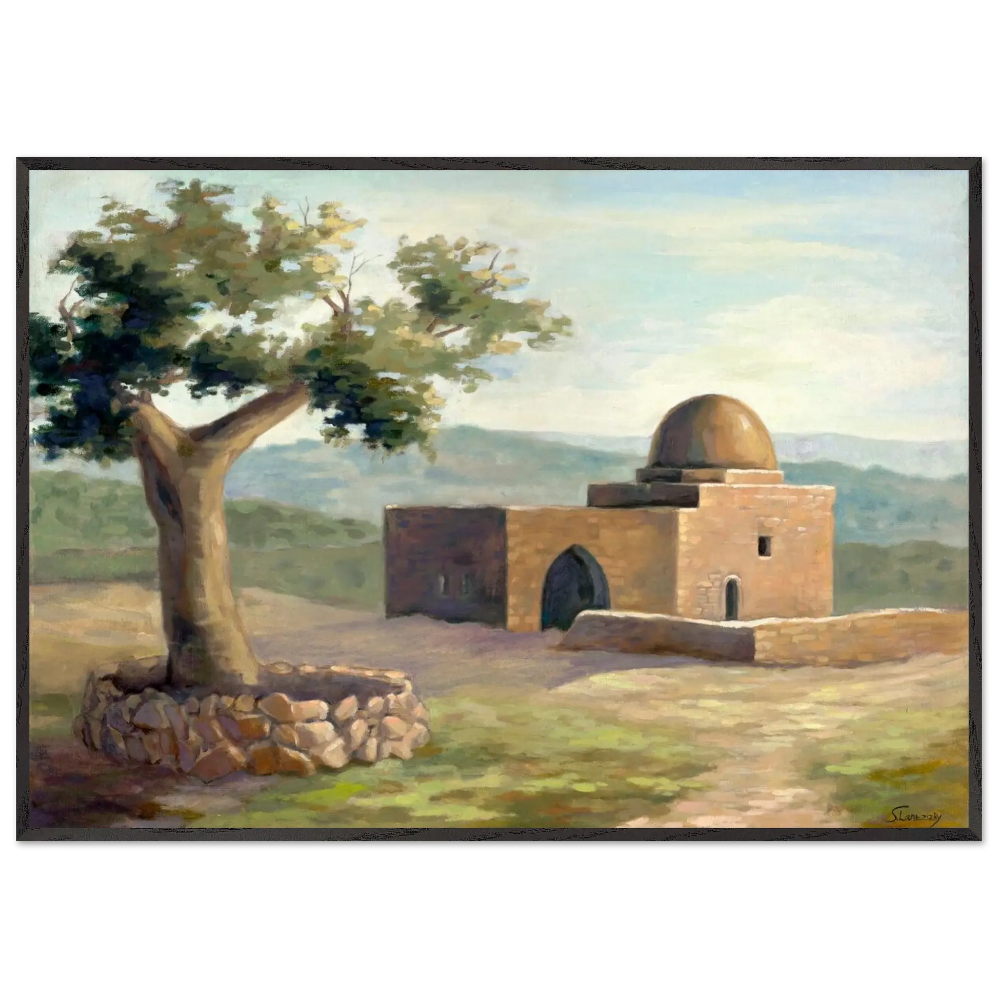 Premium Wooden Framed Poster With Fine Art Paper