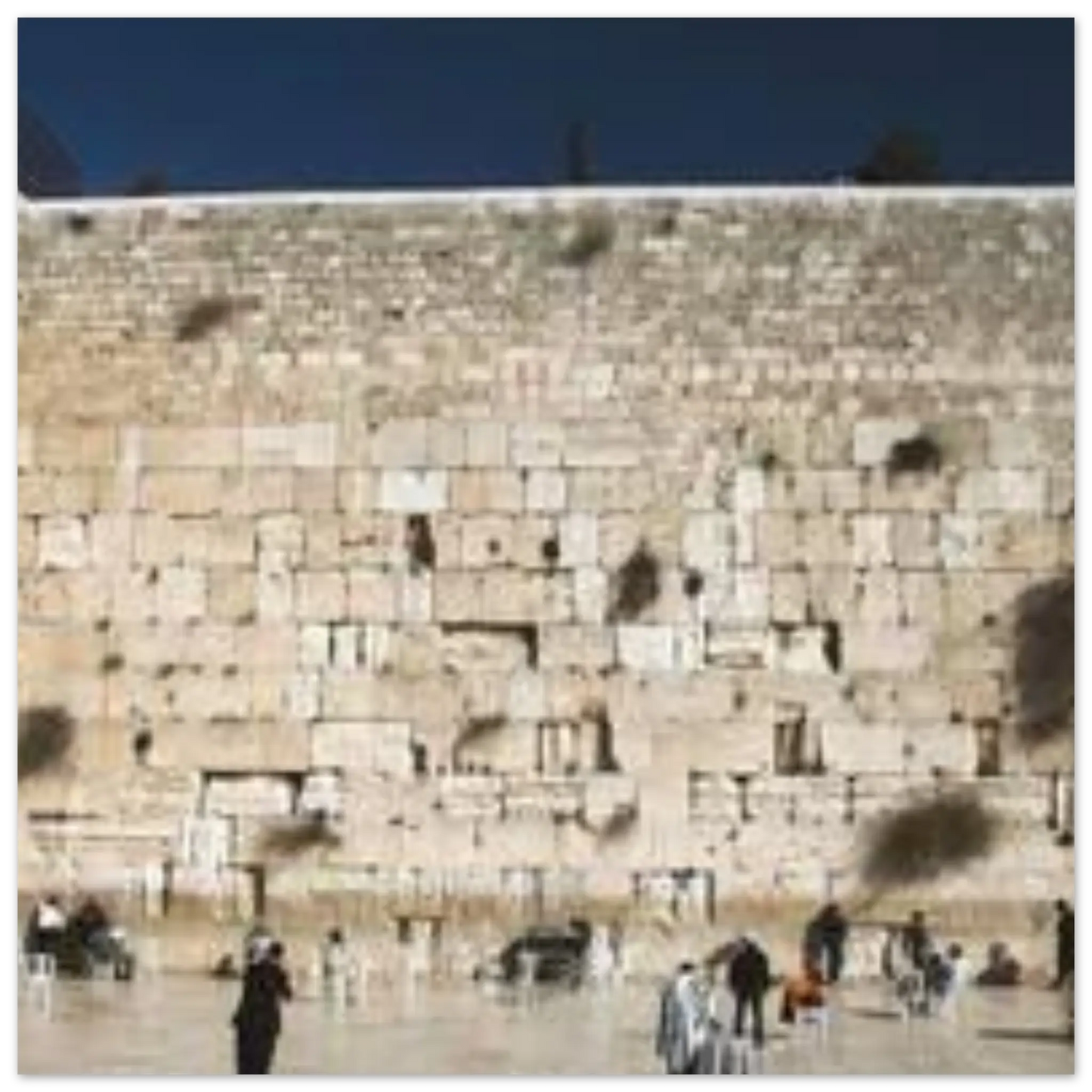 Western Wall Foam Print - Sleek, Lightweight PVC Wall Art