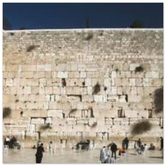 Western Wall Foam Print - Sleek, Lightweight PVC Wall Art