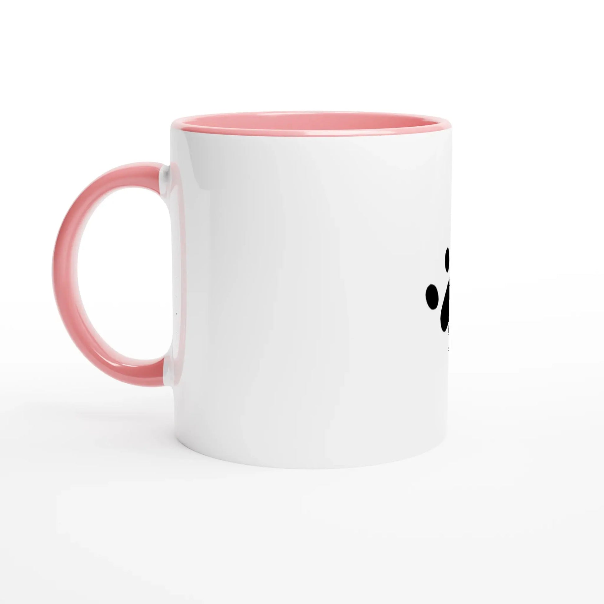 White 11oz Ceramic Mug with Color Inside