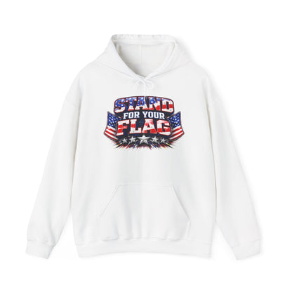  Stand For Your Flag Hoodie — Patriotic American Flag Sweatshirt Stand For Your Flag Hoodie — Patriotic American Flag Sweatshirt