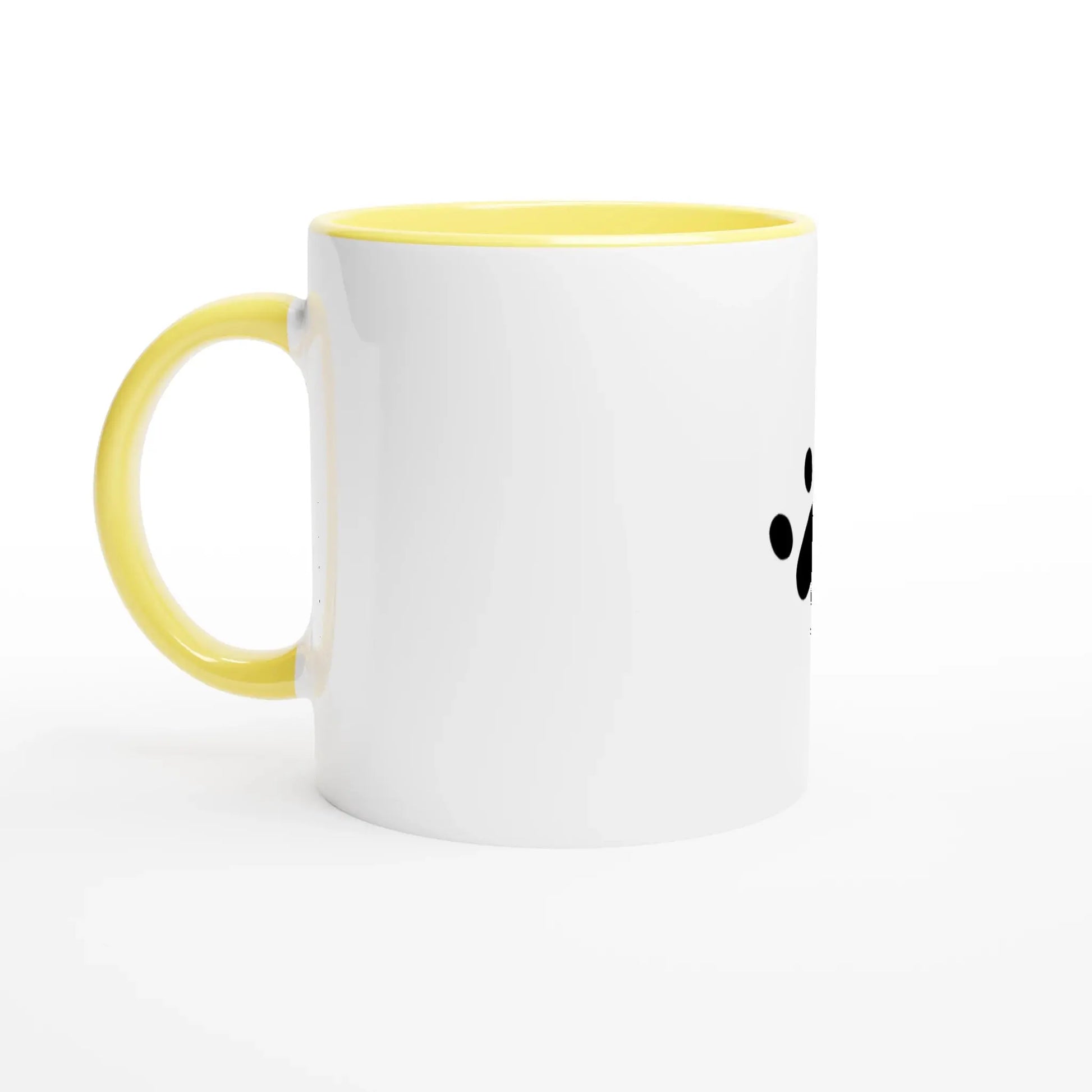 White 11oz Ceramic Mug with Color Inside