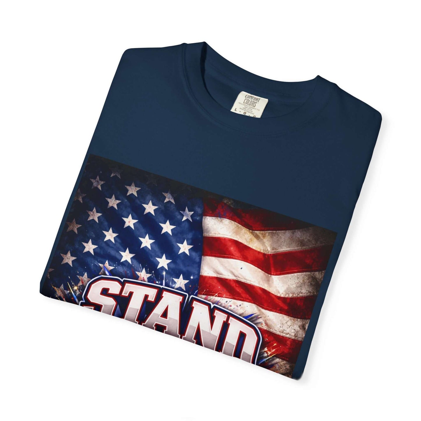 Stand For Your Flag T-Shirt — Patriotic American Flag Tee for Veterans & 4th of July