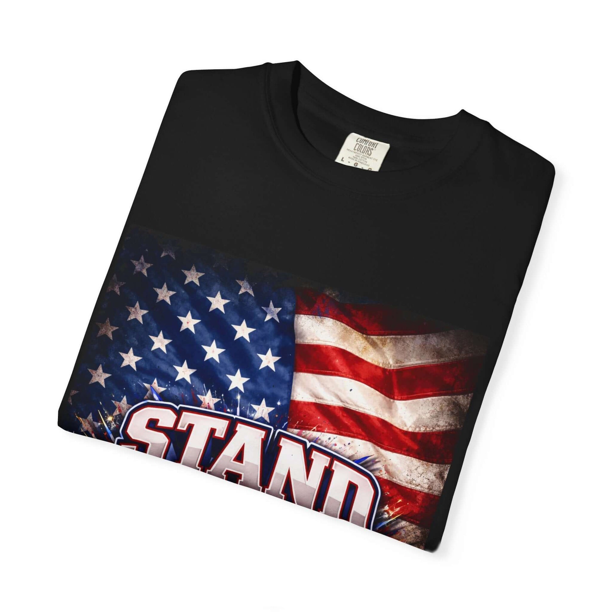 Stand For Your Flag T-Shirt — Patriotic American Flag Tee for Veterans & 4th of July