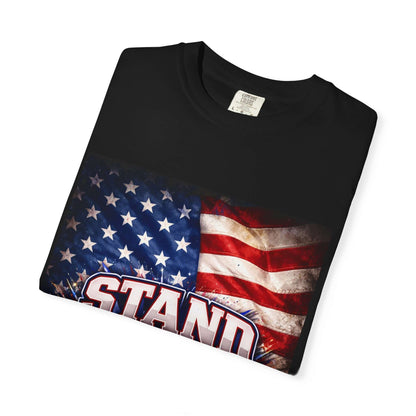 Stand For Your Flag T-Shirt — Patriotic American Flag Tee for Veterans & 4th of July