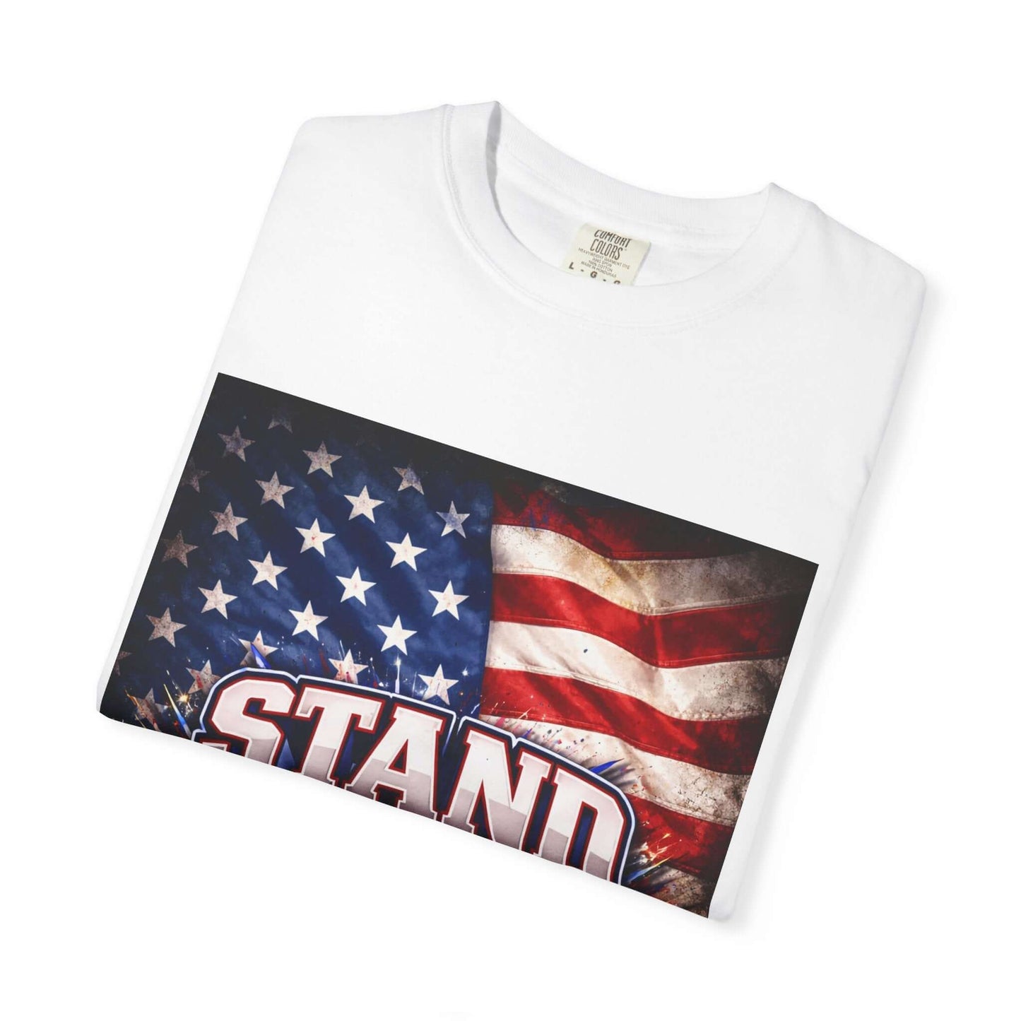Stand For Your Flag T-Shirt — Patriotic American Flag Tee for Veterans & 4th of July