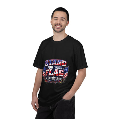 Stand For Your Flag T-Shirt — Patriotic American Flag Tee for Veterans & Fourth of July Stand For Your Flag T-Shirt — Patriotic American Flag Tee for Veterans & Fourth of July
