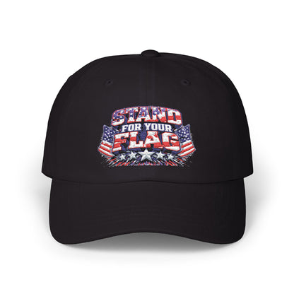 Dad Cap - 'Stand For Your Flag' Patriotic American Flag Baseball Hat