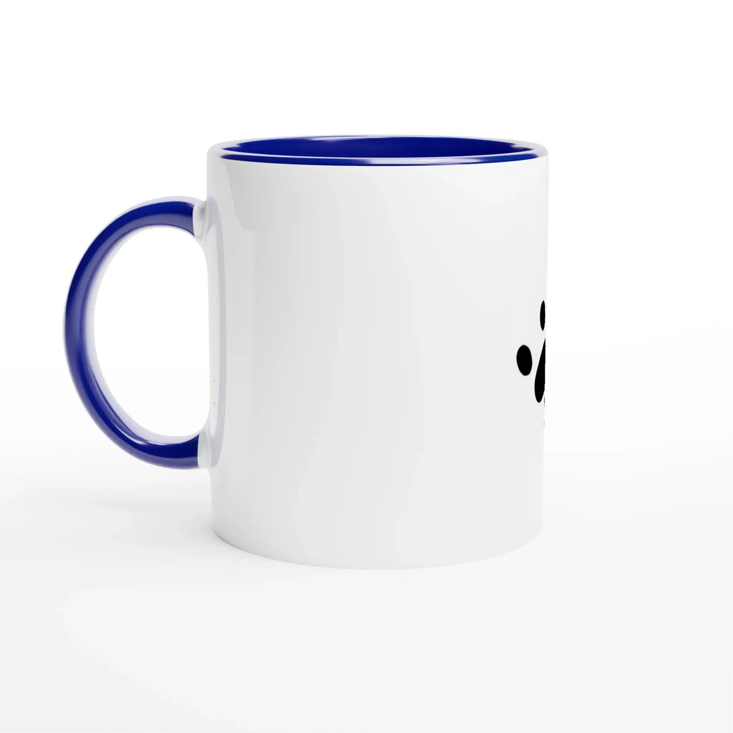 White 11oz Ceramic Mug with Color Inside