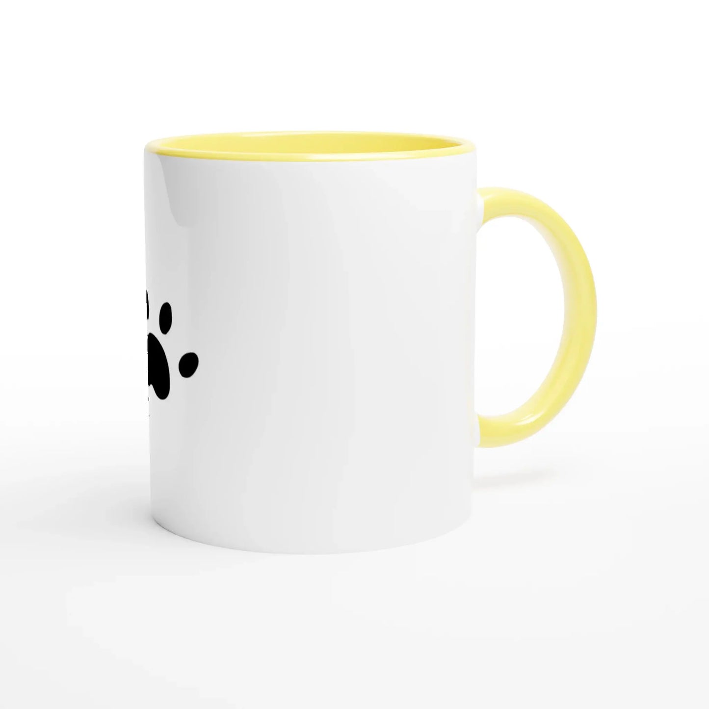 White 11oz Ceramic Mug with Color Inside
