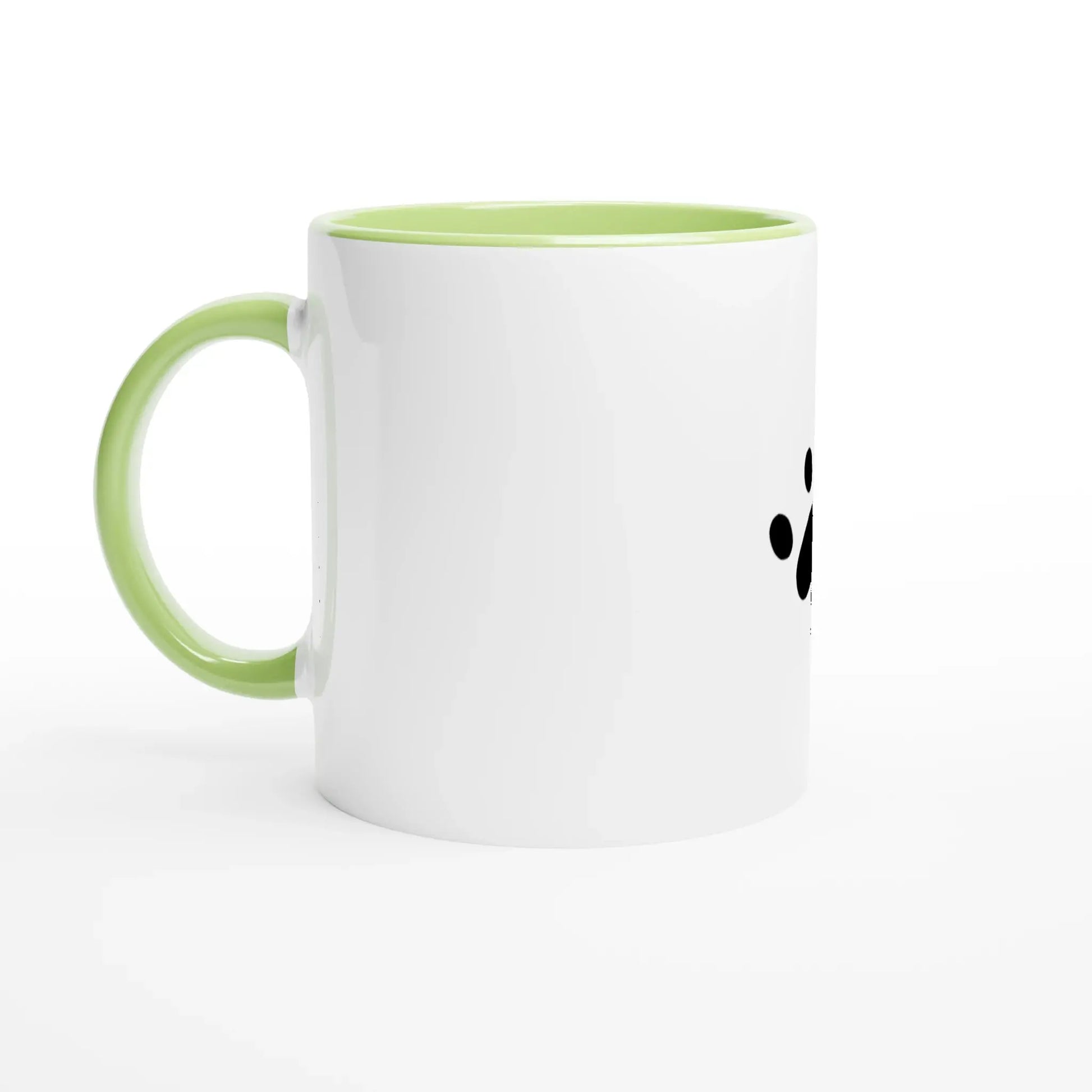 White 11oz Ceramic Mug with Color Inside