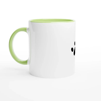 White 11oz Ceramic Mug with Color Inside