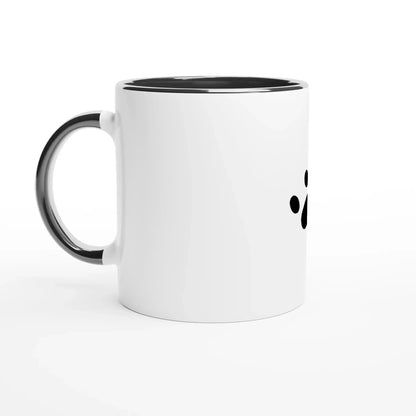 White 11oz Ceramic Mug with Color Inside