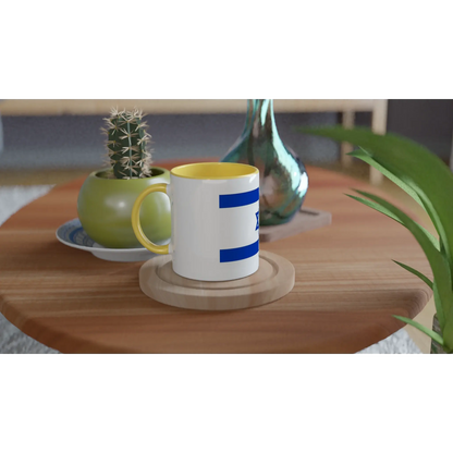 Israeli Flag Ceramic Mug